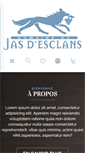 Mobile Screenshot of jasdesclans.fr